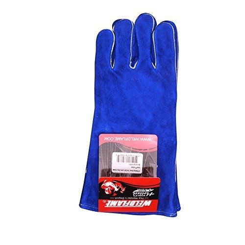 WELDFLAME Weldflame 14&#034; Fire-resistant Welding Gloves w/Kevlar Stitching