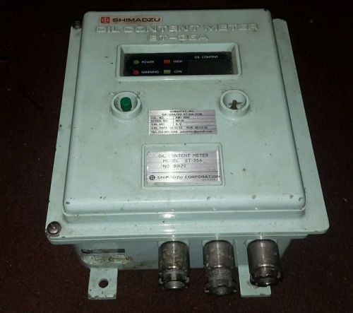 Shimadzu et35a oil content meter for sale