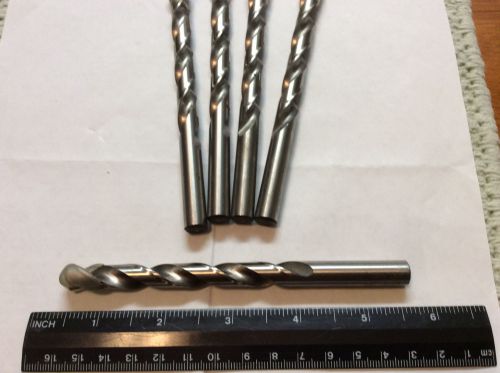 Ptd reground 3/8&#034; (0.375&#034;) hss jobbers length drill bits, 010624 for sale