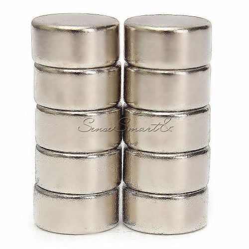 10PCS Strong Rare Earth Round Cylinder Neodymium Fridge Magnet 10x5mm N52