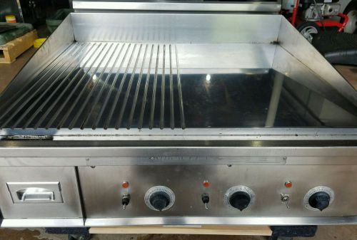 KEATING MIRACLEAN 208/240 ELECTRIC STAINLESS  STEEL GRIDDLE GRILL COOKTOP 36x30