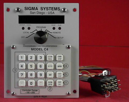 Sigma systems c4 controller for temperature testing controller for temperature t for sale