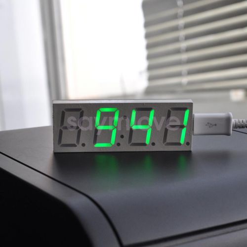DS3231SN 4 Digit LED Digital Electronic Clock DIY Assemblyed New