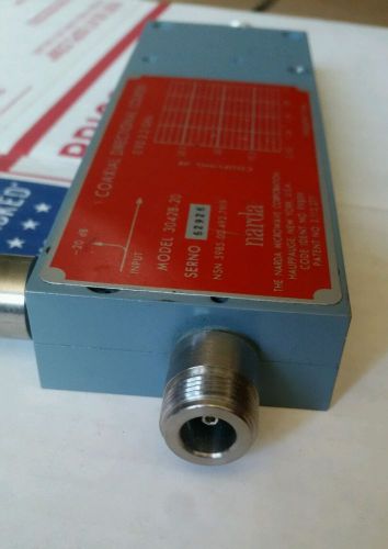 NARDA  MOD:3042B-20 COAXIAL DIRECTIONAL COUPLER 0.92-2.2 GHZ. USED