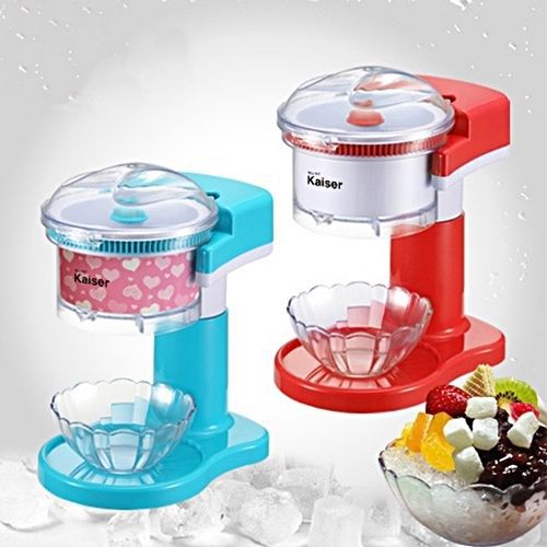 Kaiser ice crusher shaver snow cones maker machine fruit snow ice grinding blue for sale