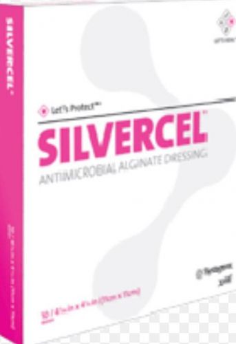 Silvercel Non-Adherent Antimicrobial Alginate Dressing 4-1/4&#034; x 4-1/4&#034; 900404