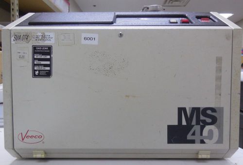 Veeco; MS40, Helium Leak Detector