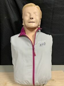LAERDAL LITTLE ANNE TORSO WHITE CAUCASIAN EMT CPR ADULT MANIKIN TRAINER W Bag