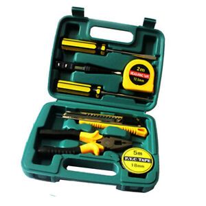7 Piece Auto Repair Tool Combination Package Mixed Tool Set Hand Tool Kit with