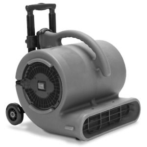B-Air Carpet Dryer Floor Blower Fan 1/2 HP Air Mover with Handle Grey
