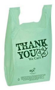 11  x 6 x 21 inch EPI Plastic T-Shirt Bags - Case of 500