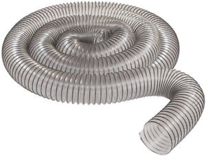 2 1/2&#034; x 10&#039; CLEAR PVC DUST COLLECTION HOSE BY PEACHTREE WOODWORKING PW367