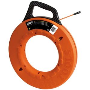 Klein Tools Fish Tape 200 ft. Low-Friction Easy Feed Non-Conductive Fiberglass