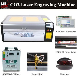 EFR F2 80W 1060 CO2 Laser Cutter Engraver with CW3000 Chiller Ruida DSP Rotary