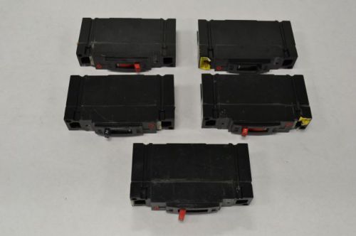 Lot 5 general electric thed113015 circuit breaker 15a amp 1p 277v ac b205518 for sale