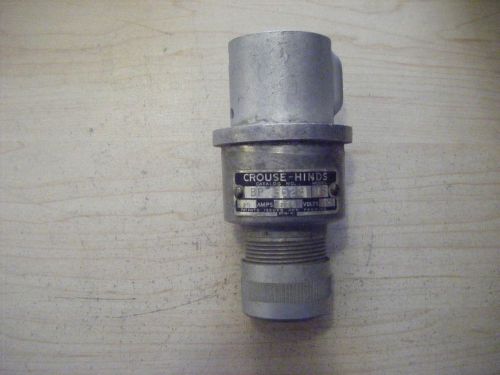 Lot of 5 crouse hinds bp6623-m3 pin &amp; sleeve plug - 20a 250v 3 pole for sale