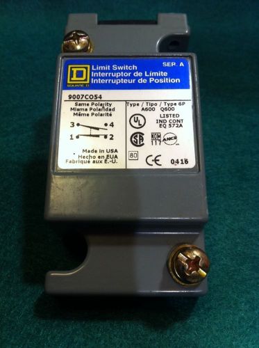 Square D Limit Switch Interruptor Series A 9007CO54 New No Box Free Shipping!