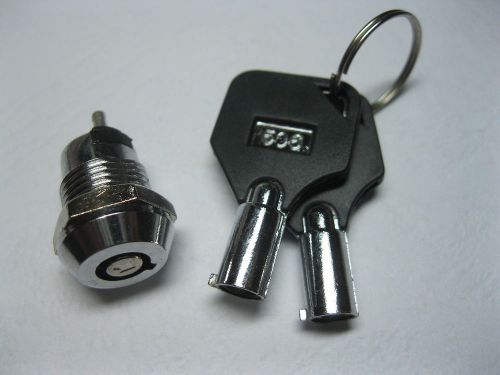 5 pcs Key Switch ON/OFF Lock Switch KS3 w/ Plastic Handle