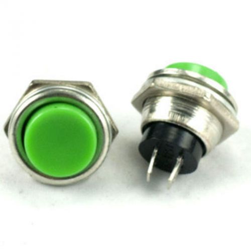 Green OFF (ON) Momentary Push Button New Anti-Vandal Switch