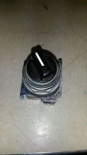 CUTLER HAMMER 10250T/91000T ON/OFF BLACK ROTARY SELECTOR SWITCH