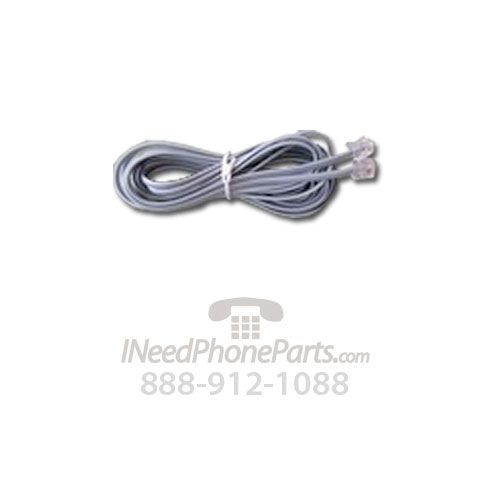 14ft - 8 Conductor Line Cord. Silver Satin Color