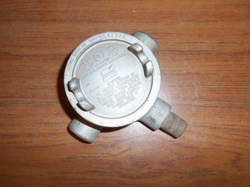 Crouse hinds guat-16 explosion proof condulet outlet junction box 1/2&#034; inch for sale