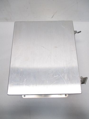 HOFFMAN A12106CHAL ALUMINUM 12X10X6IN WALL-MOUNT ELECTRICAL ENCLOSURE D430188