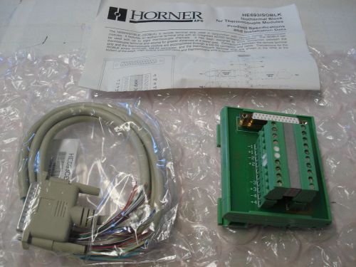 HORNER ELECTRONIC HE693ISOBLK ISOTHERMAL TC BLOCK,ISOLATED W/CABLE