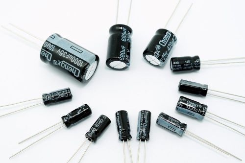 0.47uf ~ 1000uf 13 values aluminum electrolytic capacitors, comp kit, x200 pcs for sale
