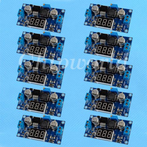 10pcs lm2596 dc-dc step down power module 4.2v-40v to 1.25v-37v converter for sale