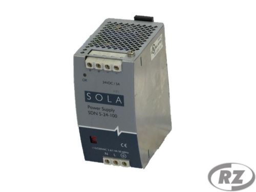 SDN5-24-100 SOLA POWER SUPPLY REMANUFACTURED