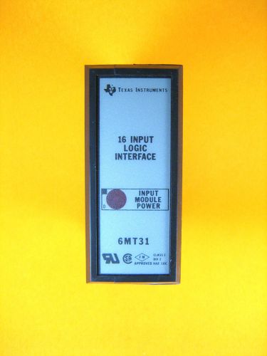 Texas Instruments -  6MT-31 -  Input Module