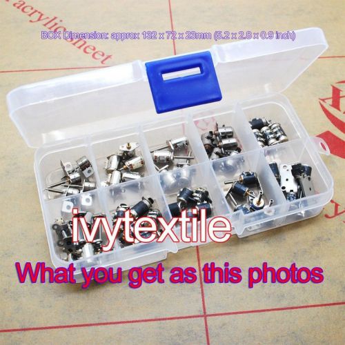 5pcs each of 10 types 50pcs total 4 Wire 2 Phase dc micro stepper motor Assorted