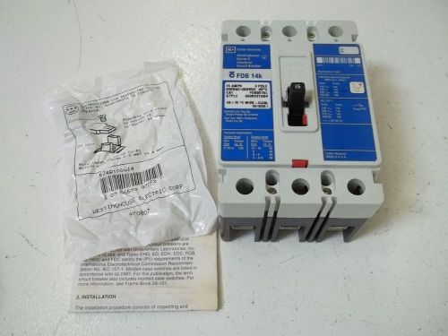 CUTLER-HAMMER FDB3015L CIRCUIT BREAKER *NEW OUT OF A BOX*