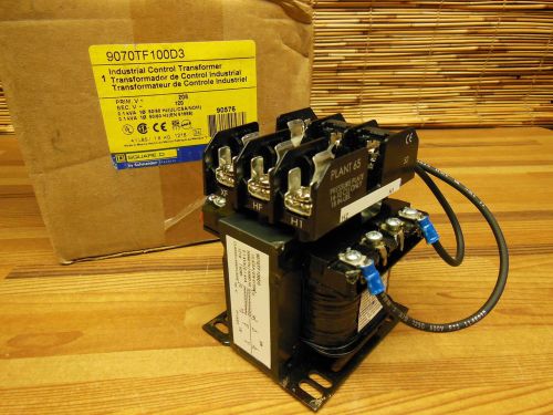 Square d 9070tf100d3 industrial control transformer for sale