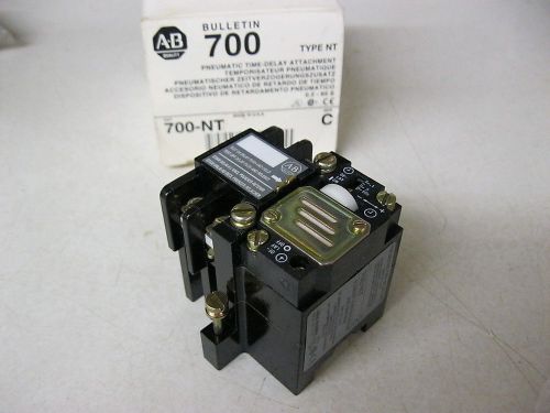 New Allen Bradley 700-NT Ser C Pneumatic Time Delay Attachment Free Shipping