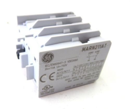 GENERAL ELECTRIC MARN211AT AUXILIARY CONTACT BLOCK  Fast Shipping!