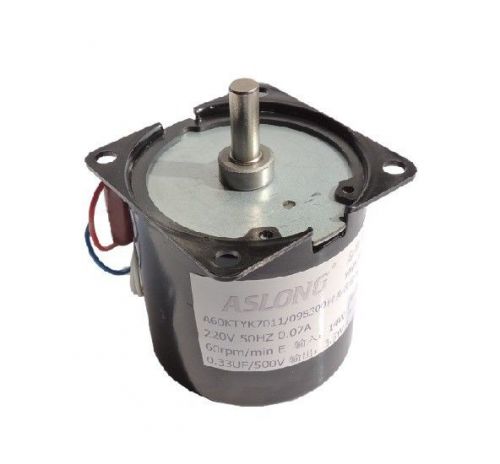 220v 14w AC synchronous  counter rotating Gear motor 60rpm x 1