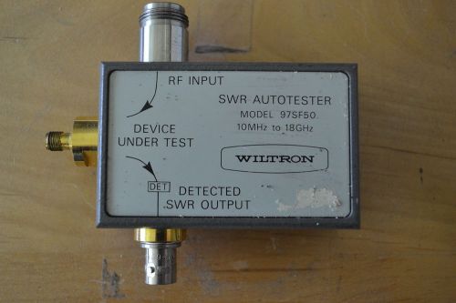 WILTRON 97SF50 SWR AUTOTESTER Opt. 1