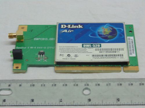 D-LINK DWL-520 WIRELSS PCI ADAPTER CARD (C14-4-18A)