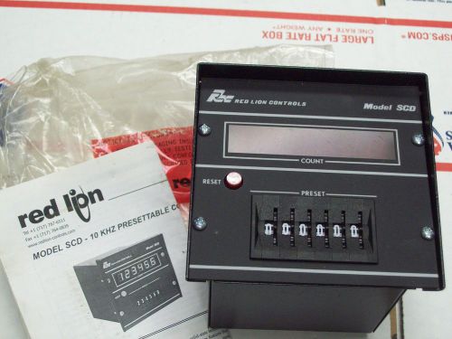 NEW RED LION CONTROLS SCD00600 6-DIGIT COUNTER