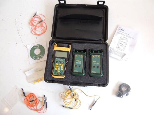 Extech owl fo600st2-kit fibermeter test kit multimode &amp; singlemode fiber optic for sale