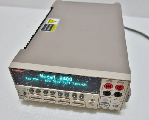 Keithley 2400 precision source meter/ sourcemeter smu *powers up* for sale