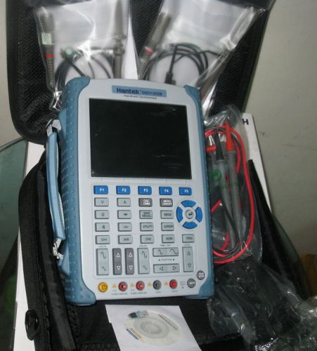 Handheld 200MHz 1GS/s 2Channels Oscilloscope Scopemeter Multimeter 2in1 DSO1202B