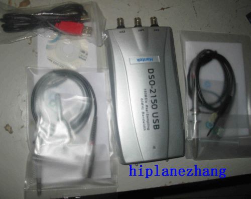 Pc-based usb digital oscilloscope 60mhz 2channels 150msa/s dso-2150 for sale
