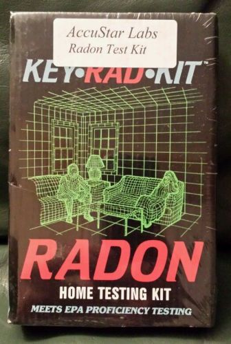 Accustar Radon Home Testing Kit, Key Technology, New, Read Description