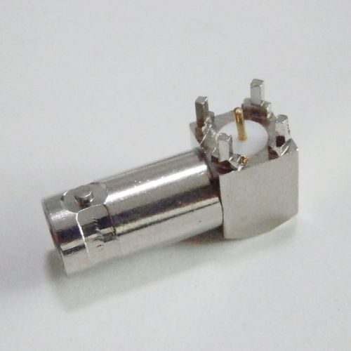 1pcs connector adapter bnc female jack right angle solder pcb mount rf connector for sale