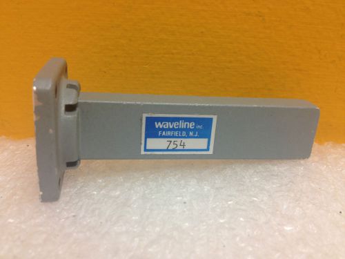 Waveline 754 (wr62) 12.4 to 18 ghz, 1 watt, brass, waveguide termination for sale