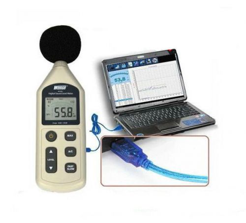 Professional Sound Level Meter with English Instruction Manual Pressure Tester