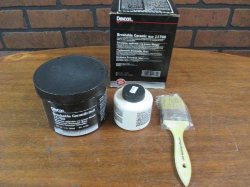 New devcon 11760 brushable ceramic red 2 part epoxy, 2lb for sale